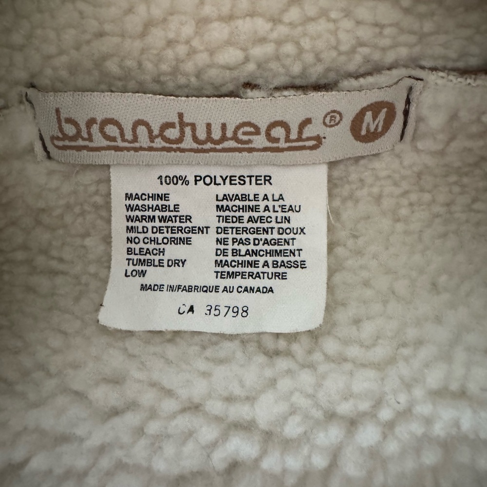 Women's Brown Shearling-Trim Ski Jacket - Picture 4 of 6